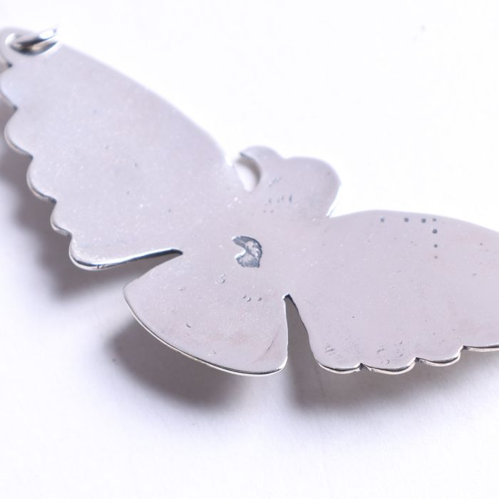 NL-0098 OPEN WING THUNDERBIRD PENDANT (ARROW, TURQUOISE)