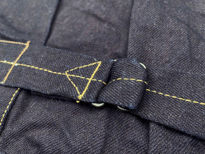 MFSC"MADE IN USA"12.4oz DOUBLE INDIGO DEINM RANCH BLOUSE