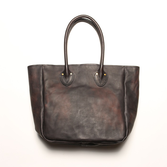 LEATHER OLD TOTE BAG - MEDIUM
