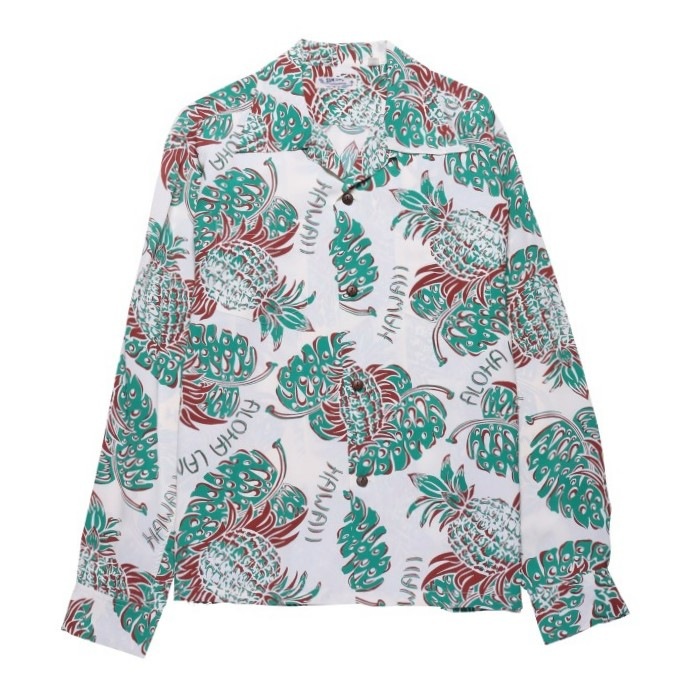 Lot No. SS29005 / RAYON HAWAIIAN SHIRT “THE PINEAPPLE ISLANDS” TOYO