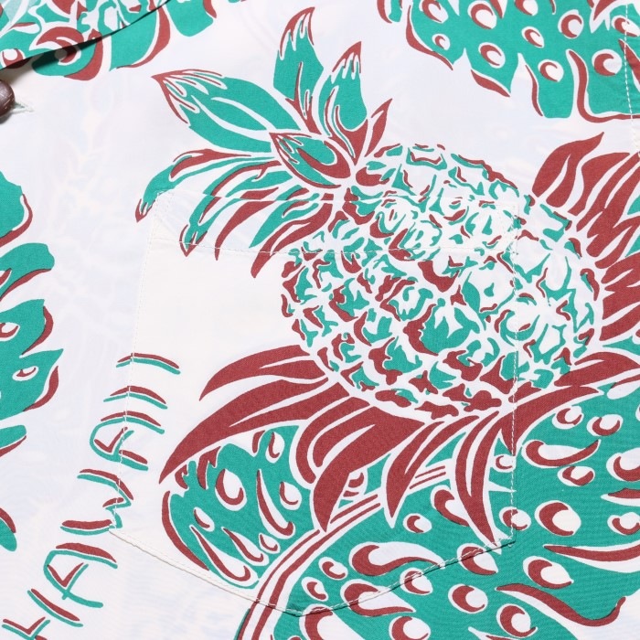 Lot No. SS29005 / RAYON HAWAIIAN SHIRT “THE PINEAPPLE ISLANDS” TOYO