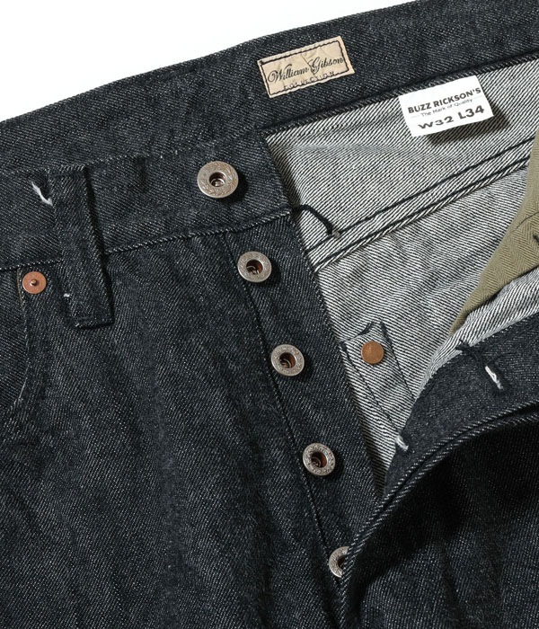 Lot No. BR43042 / WORLD WAR II BLACK DENIM WAIST OVERALLS