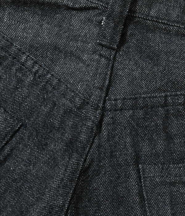 Lot No. BR43042 / WORLD WAR II BLACK DENIM WAIST OVERALLS