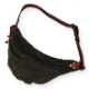 VS-243 CANVASLEATHER WAIST SHOULDER BAG