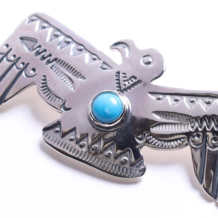 FLYING THUNDERBIRD PENDANT (ARROW, TURQUOISE)