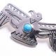 FLYING THUNDERBIRD PENDANT (ARROW, TURQUOISE)