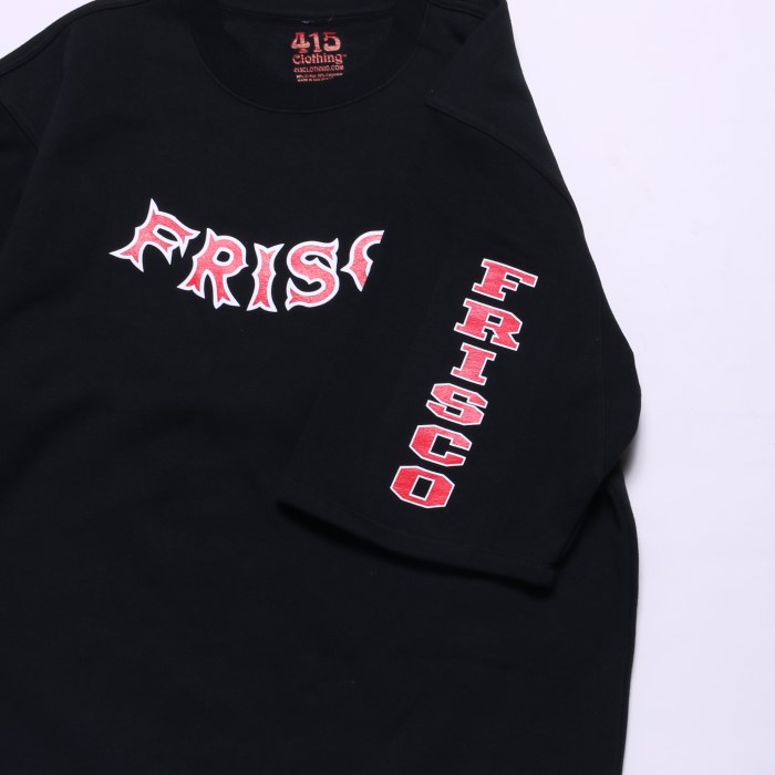 FRISCO 415 CHOP SLEEVE CREW NECK