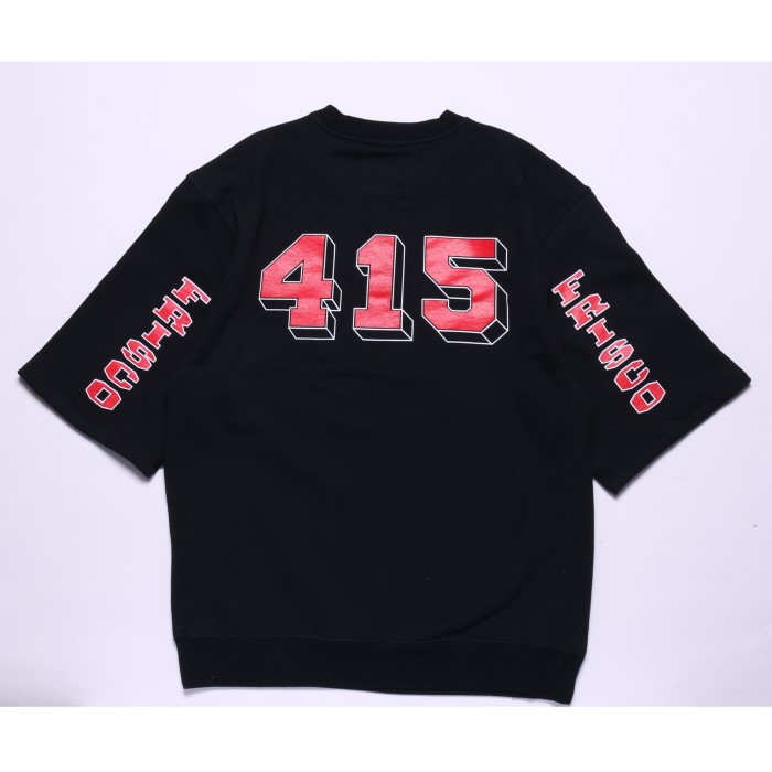 FRISCO 415 CHOP SLEEVE CREW NECK