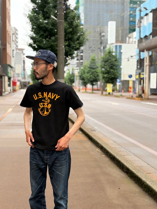 Norwalk Cotton Tee NAVAL ANCHOR