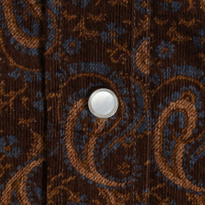Lot No. SC29786 / PRINTED CORDUROY WESTERN SHIRT