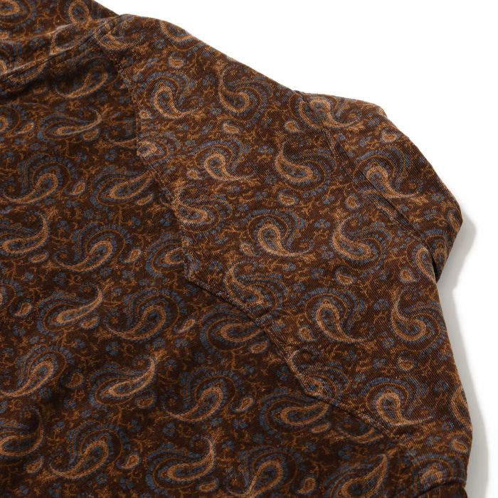 Lot No. SC29786 / PRINTED CORDUROY WESTERN SHIRT