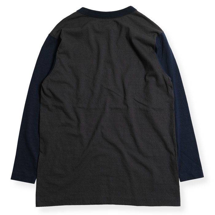 TWO TONE VINTAGE POCKET LONG TEE