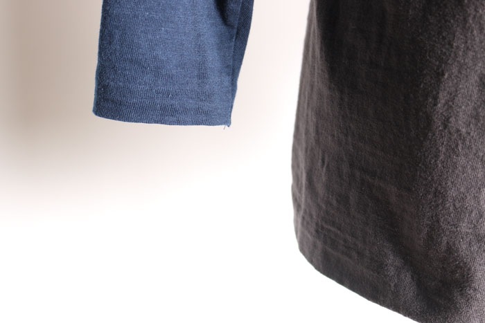 TWO TONE VINTAGE POCKET LONG TEE