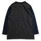 TWO TONE VINTAGE POCKET LONG TEE