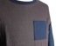 TWO TONE VINTAGE POCKET LONG TEE