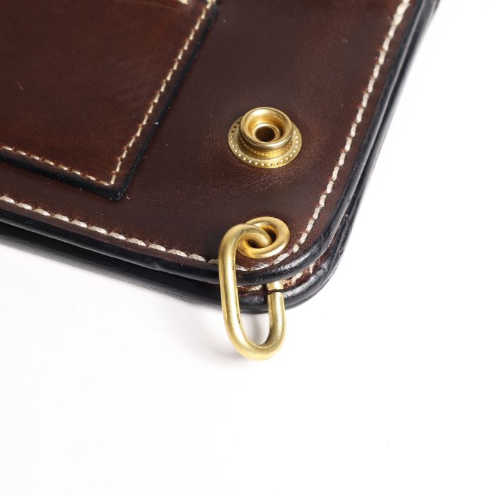 TRUCKER WALLET HORWEEN CHROMEXCEL