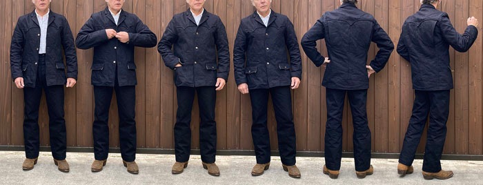MFSC"TRUCKSTOP"16oz MIDNIGHT DENIM"PIONEER"BLAZER