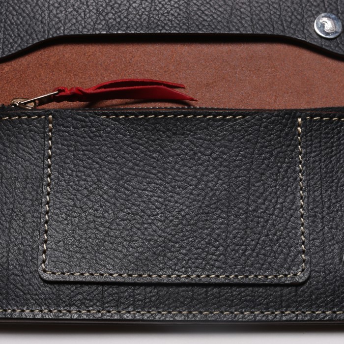 LT-0121CUSTOM EMBOSSED TRUCKERS WALLET M CONCHO CUSTOM