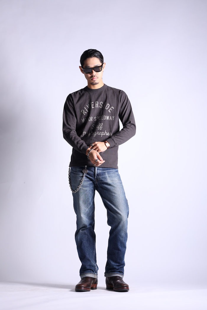 VINTAGE PRINT LONG TEE.26-02