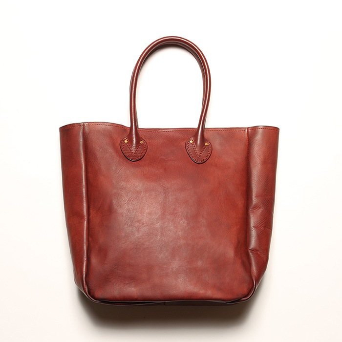 LEATHER OLD TOTE BAG - LARGE