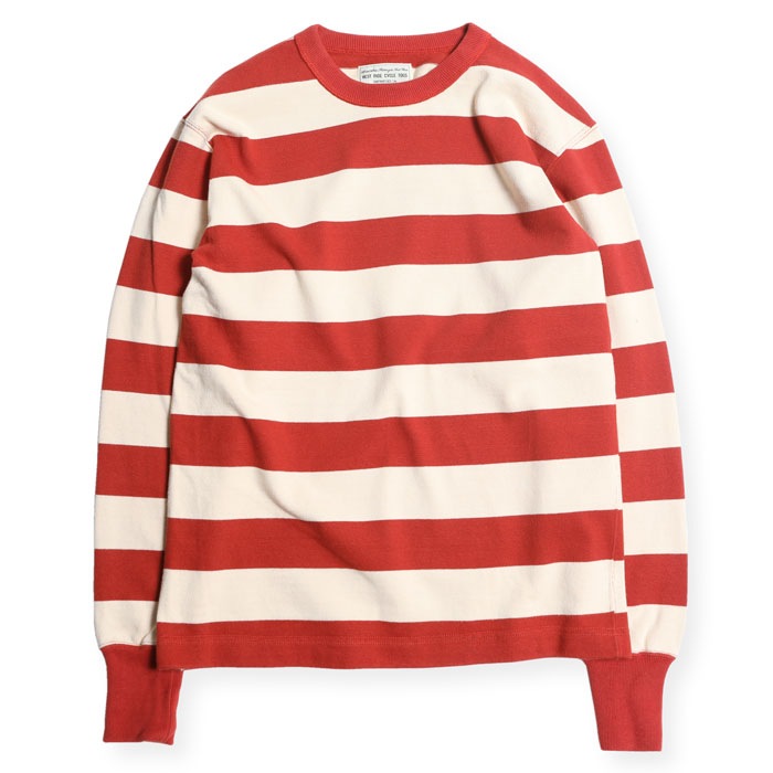 HEAVY BORDER LONG TEE | WESTRIDE,Tops,L/S Tee | WESTERN