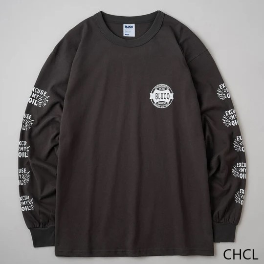 PRINT L/S TEE -Oil-