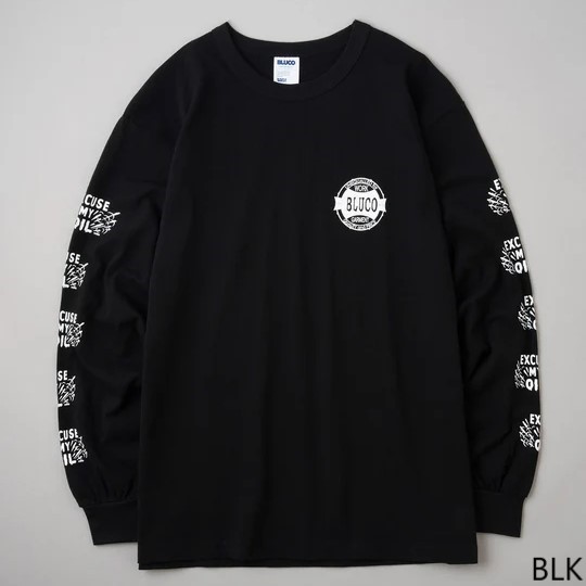 PRINT L/S TEE -Oil-