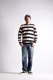 HEAVY BORDER LONG TEE