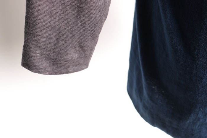 TWO TONE VINTAGE POCKET LONG TEE