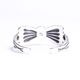 BR-0104 BIG BUTTERFLY TURQUOISE BRACELET 8 TEAR DROPS