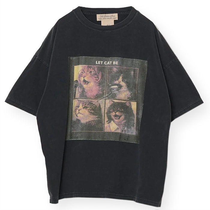 BIG SIZE T-SHIRT��LET BE CAT��