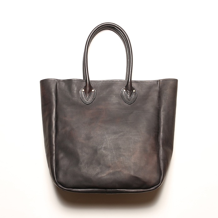LEATHER OLD TOTE BAG - LARGE