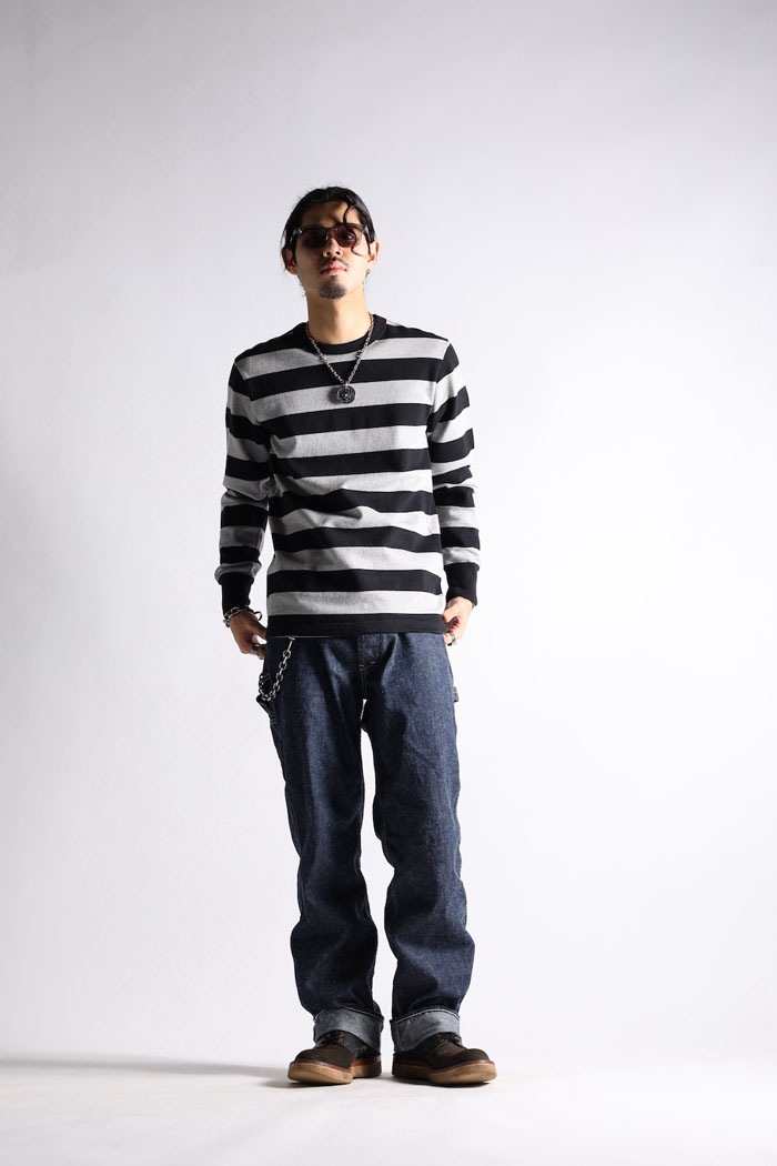 HEAVY BORDER LONG TEE