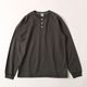 "STANDARD" 14/-COZUN HENLEY NECK LONG T-SHIRTS