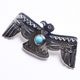 OT-P0139 FLYING THUNDERBIRD PIN (TURQUOISE)