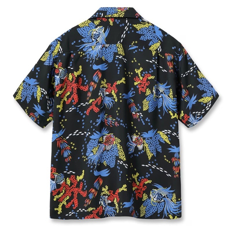 Lot No. SS39626 / RAYON HAWAIIAN SHIRT ��TROPICAL FISH�� 