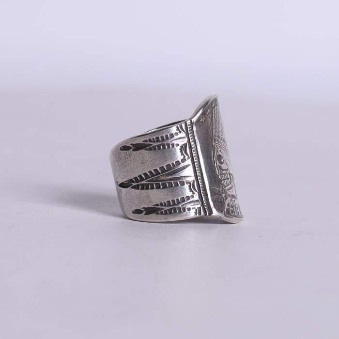 C-3 INDIAN SKULL RING