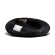 LEATHER WAPPEN FLUFFY BERET