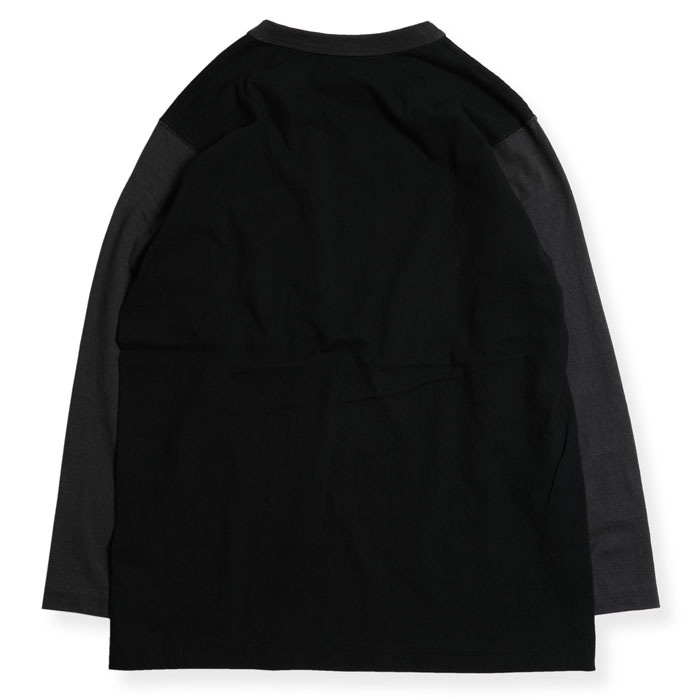 TWO TONE VINTAGE POCKET LONG TEE