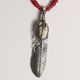 83 ANTIQUE WHITE HEARTS���� K18 HEART FEATHER SET