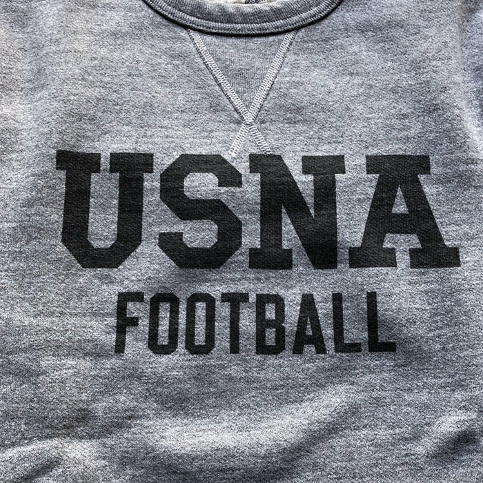 Lot No. BR69696 / SET-IN CREW NECK SWEAT SHIRT ��USNA�� 