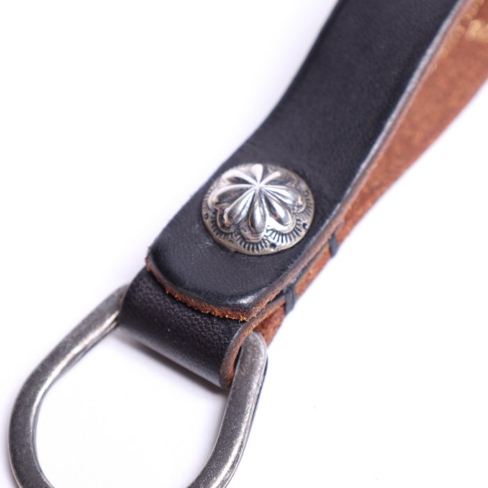 LT-0135-1 BUTTON KEY RING SHELL CONCHA CUSTOM