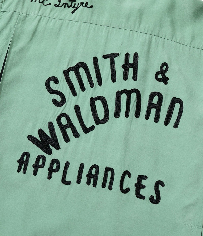 Lot No. SE39662 / RAYON BOWLING SHIRT ��SMITH & WALDMAN��
