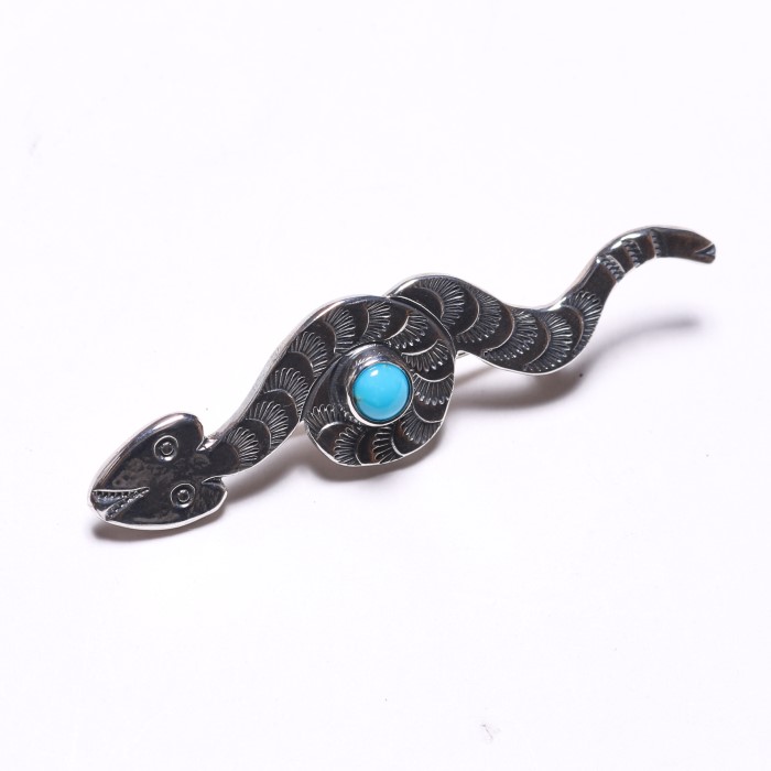 OT-P0140 SNAKE PIN TURQUOISE