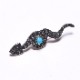 OT-P0140 SNAKE PIN TURQUOISE
