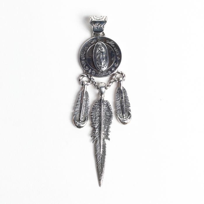 17NT-FE001N-SS : MEXICAN EAGLE & 3 FEATHER