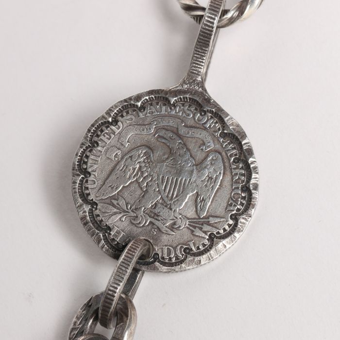 56 13PEACE WALLETCHAIN SPECIALCOIN SEATEDLIBERTY COIN
