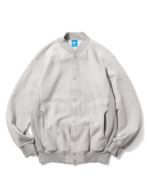 HEAVY SNAP SWEAT "HEATHER GRAY"