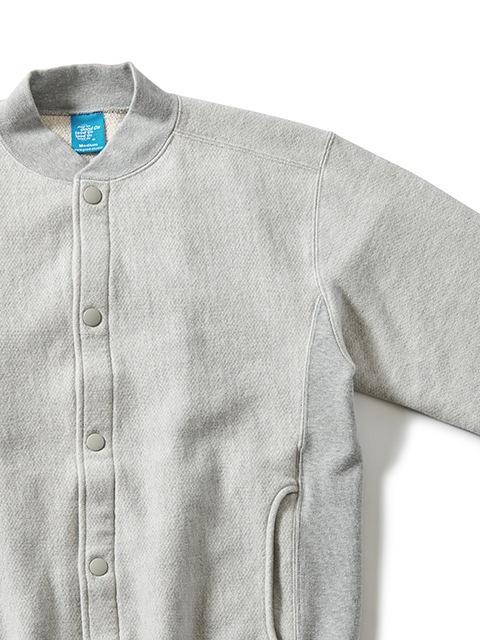 HEAVY SNAP SWEAT "HEATHER GRAY"