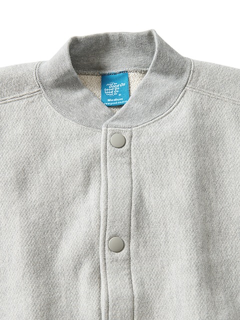 HEAVY SNAP SWEAT "HEATHER GRAY"